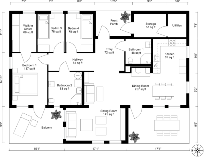 Desain lantai dalam rumah