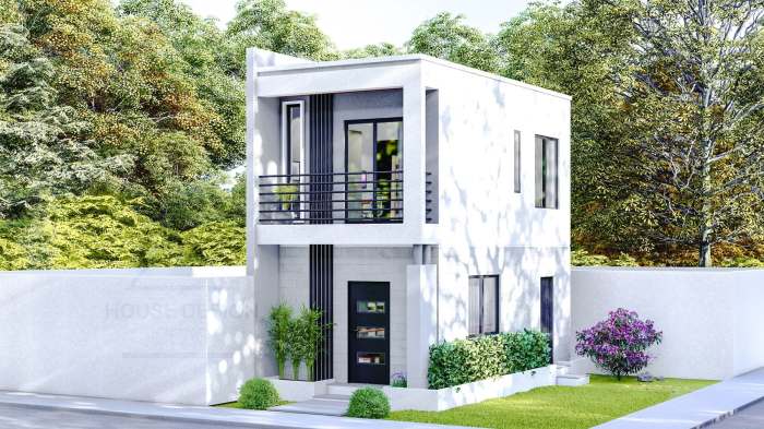 Desain interior rumah modern 4x7 metet