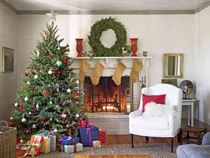 Christmas living room decor ideas