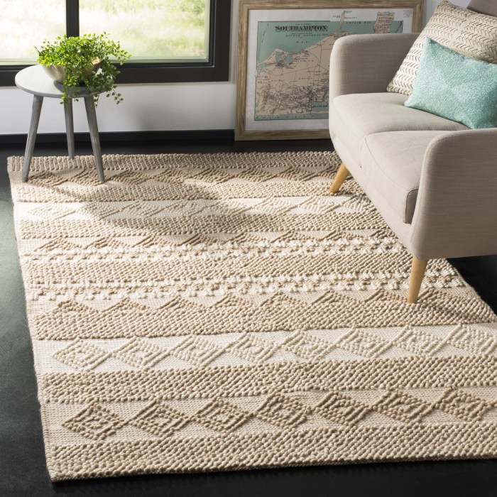 Wohnzimmer teppich beige braun